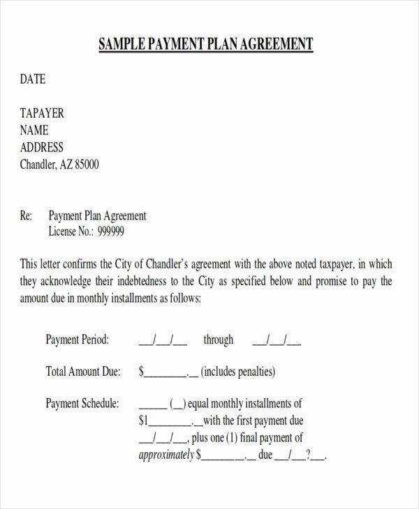 Sample Installment Payment Letter Proposal radlopte
